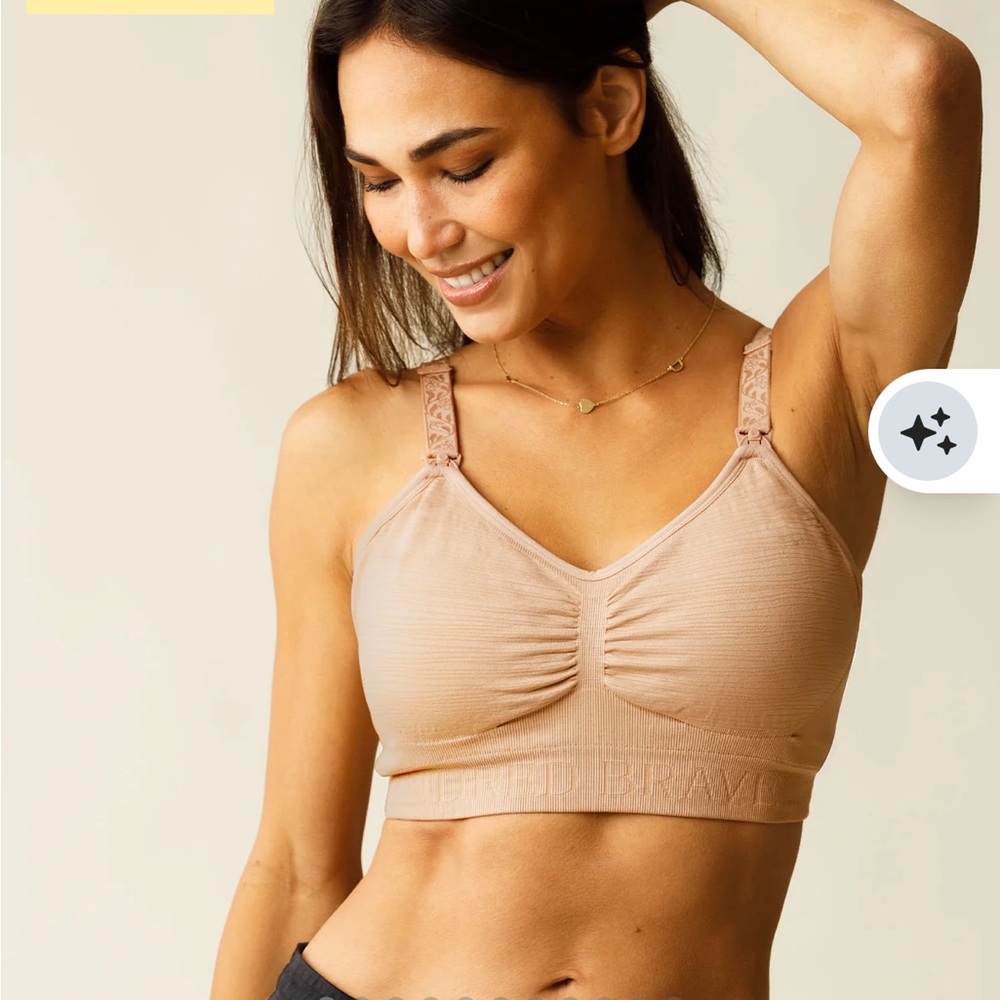 Light Pink Kindred Bravely Sublime Hands-Free Pumping & Nursing Bra